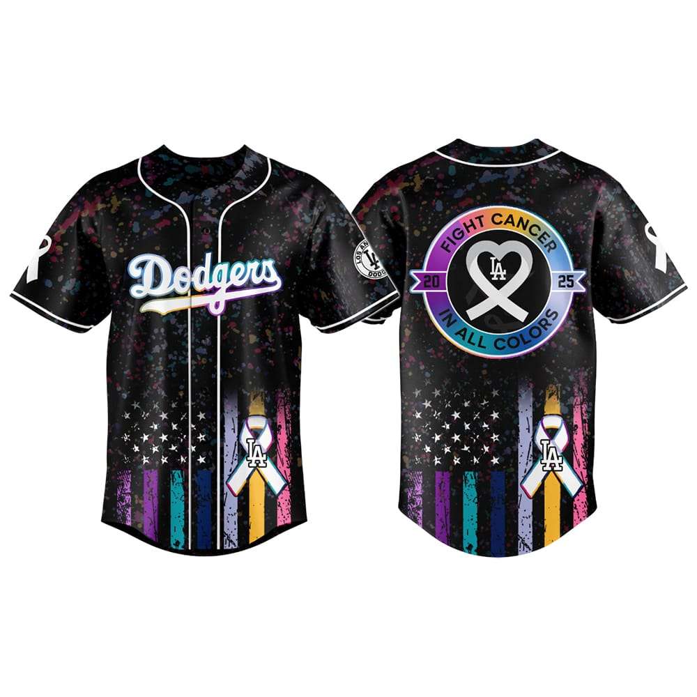Dodgers Fight Cancer In All Colors Jersey 2025 Dodgers Fight Cancer In All Colors Jersey 2025