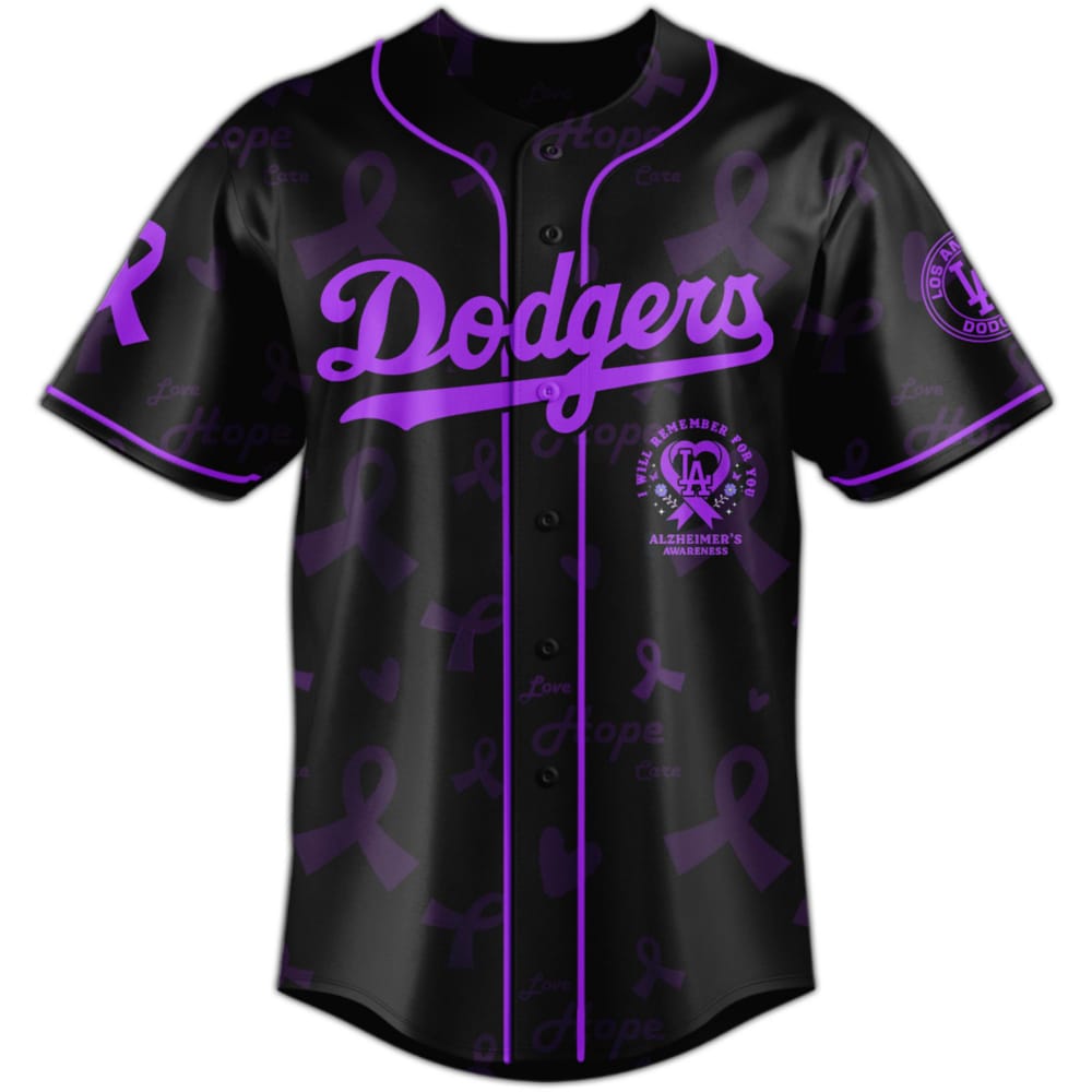 Dodgers World Alzheimer’s Disease Awareness Month Jersey 2025 Dodgers World Alzheimer’s Disease Awareness Month Jersey 2025