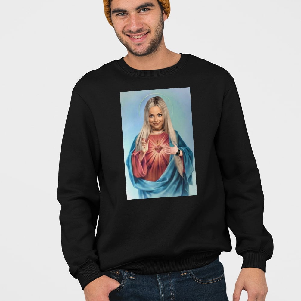 Dominik Mysterio Liv Morgan Jesus Shirt Dominik Mysterio Liv Morgan Jesus Shirt