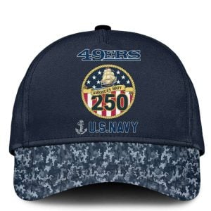 49ers US Navy 250th Birthday Celebration Hoodie 20254