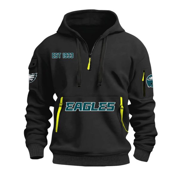 Eagles Est 1933 Quarter Zip Hoodie