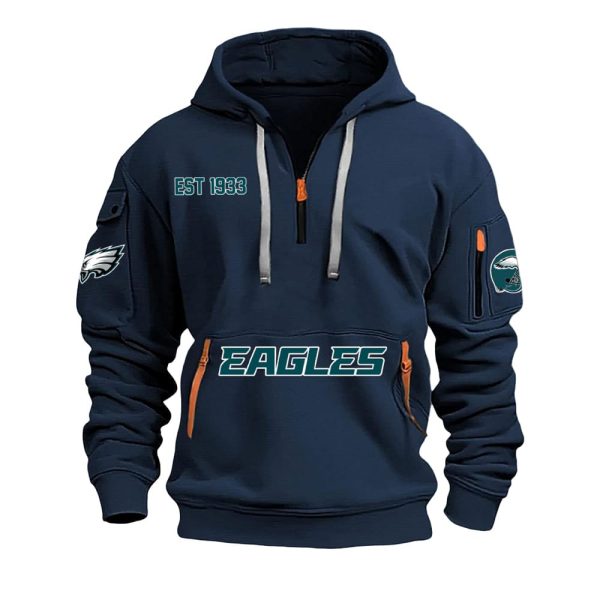 Eagles Est 1933 Quarter Zip Hoodie