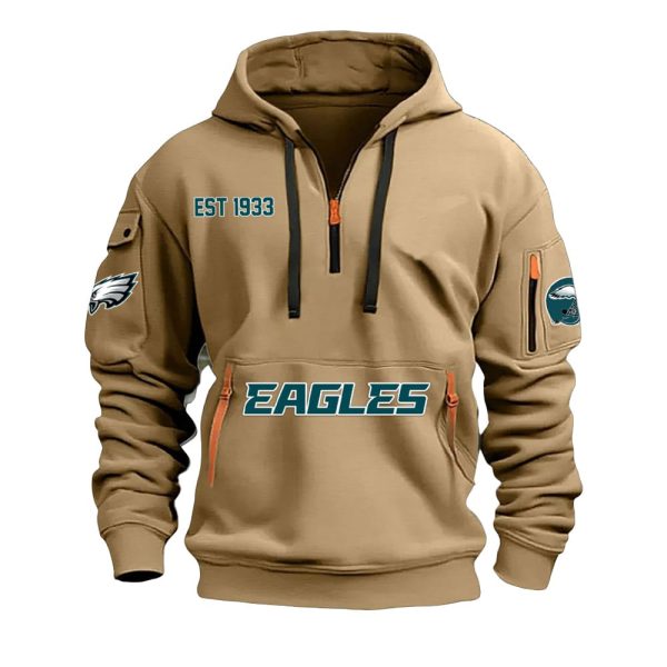Eagles Est 1933 Quarter Zip Hoodie