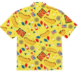Hot Dog 4th Of July Hawaiian Shirt 2 Hot Dog 4th Of July Hawaiian Shirt 3