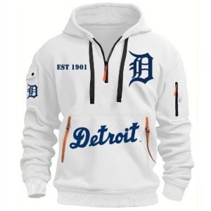 Personalized Tigers Est 1901 Hoodie Half Zipper
