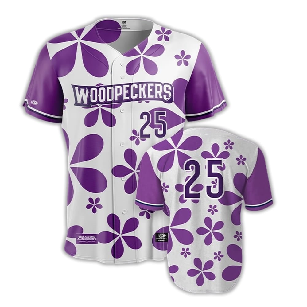 Fayetteville Woodpeckers Paint The Park Purple Jersey Giveaway 2025 Fayetteville Woodpeckers Paint The Park Purple Jersey Giveaway 2025