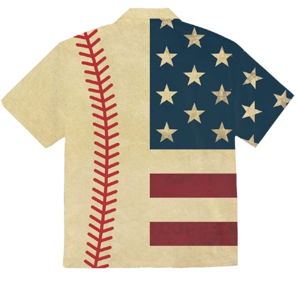 Flag Tennis Short Sleeve Hawaiian Shirt