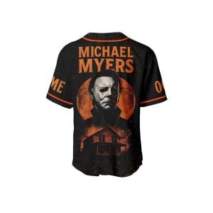 Michael Myers Halloween Personalized Baseball Jersey2