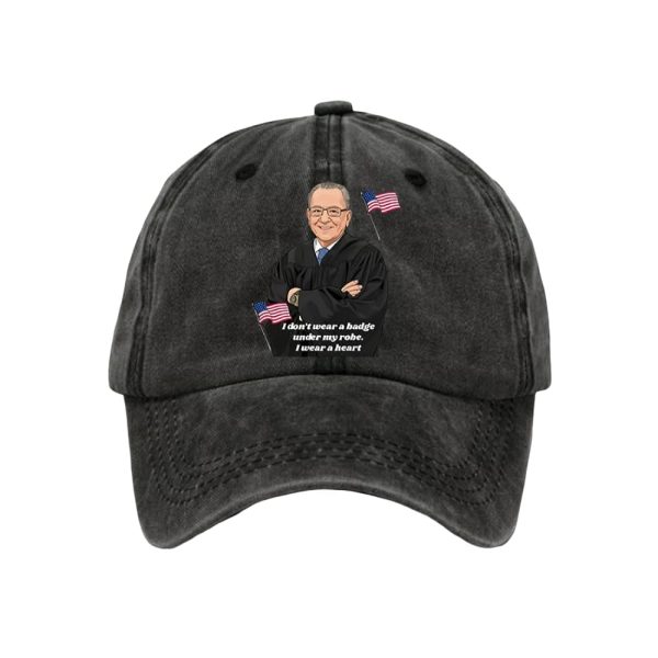 Frank Caprio I Don’t Wear A Badge Under My Robe I Wear A Heart Print Baseball Cap