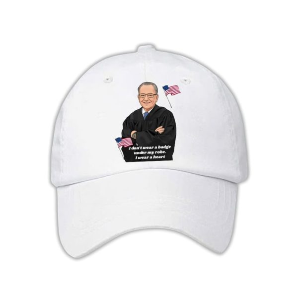 Frank Caprio I Don’t Wear A Badge Under My Robe I Wear A Heart Print Baseball Cap
