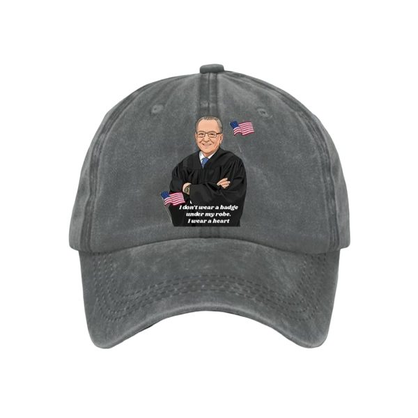 Frank Caprio I Don’t Wear A Badge Under My Robe I Wear A Heart Print Baseball Cap
