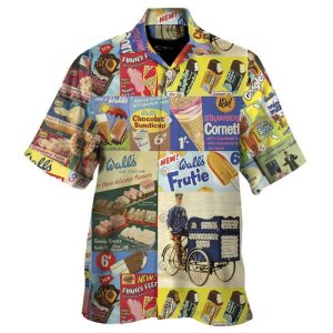 Vintage Ice Cream Hawaiian Shirt2