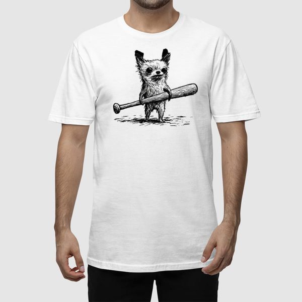 Funny Weird Chihuahua Baseball T-shirt