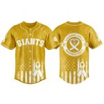 Giants Childhood Cancer Awareness Month 2025 Jersey