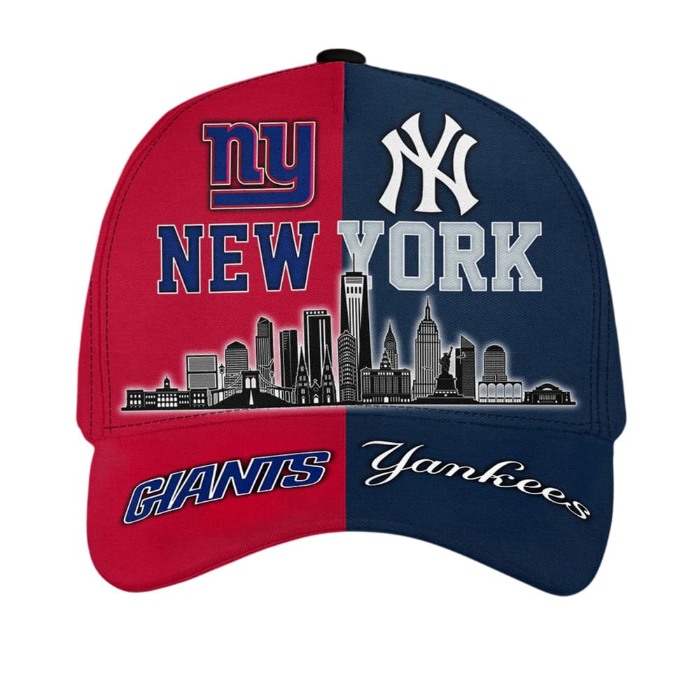 Giants x Yankees Teams New York Skyline Classic Cap Giants x Yankees Teams New York Skyline Classic Cap