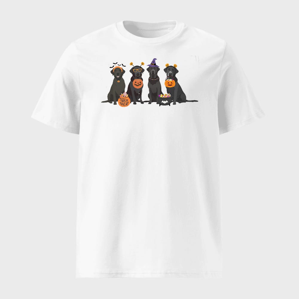 Halloween Black Lab T shirt 1 Halloween Black Lab T-shirt