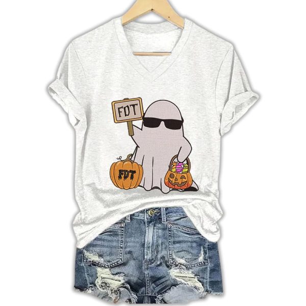 Halloween FDT Ghost Casual Tee