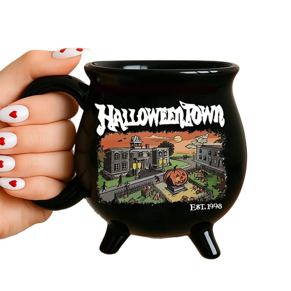 Halloween Town Est 1998 Cauldron Mug Halloween Town Est 1998 Cauldron Mug
