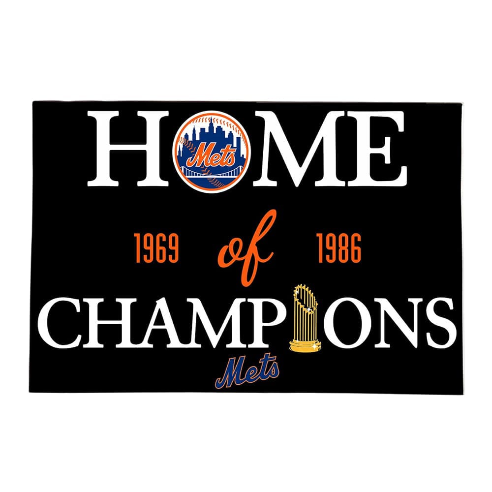 Home of Champions NY Mets Doormat Home of Champions NY Mets Doormat
