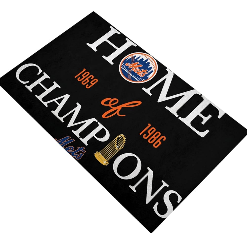 Home of Champions NY Mets Doormat Home of Champions NY Mets Doormat