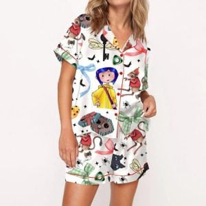 Coquette Coraline Satin Pajama Set1