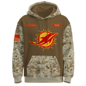 2025 Dolphins US Marine Corps 250th Year Anniversary Hoodie1