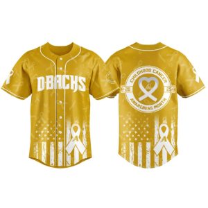 Diamondbacks Childhood Cancer Awareness Month 2025 Jersey