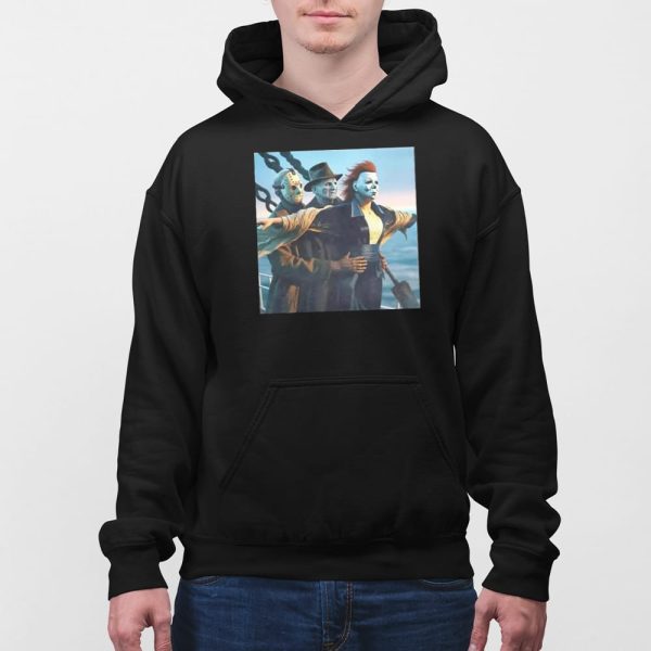 Jason Voorhees Freddy Krueger Michael Myers Titanic Halloween Shirt