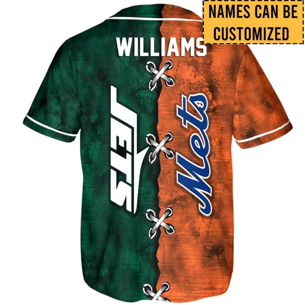 Jets x Mets Customized Jersey Cap Jets x Mets Customized Jersey Cap