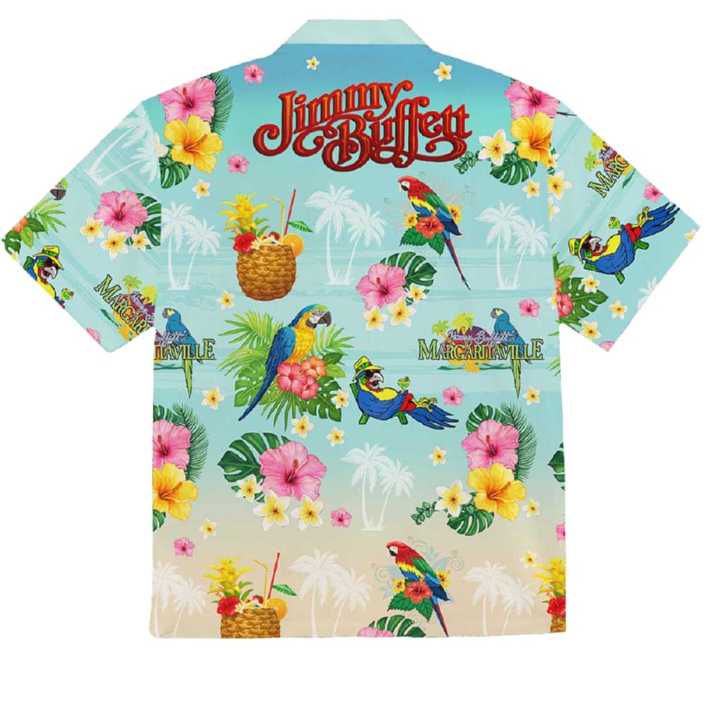Jimmy Buffett Margaritaville Parrotheads Aloha Hawaiian Shirt Jimmy Buffett Margaritaville Parrotheads Aloha Hawaiian Shirt