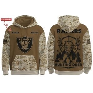 2025 Raiders Hunting Deer Hoodie