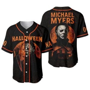 Michael Myers Halloween Personalized Baseball Jersey