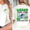 Lizard Lizard Lizard Meme 2 Sides T-Shirt