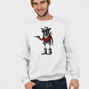 Funny Boxer Dog Cowboy T-shirt 3 Funny Boxer Dog Cowboy T shirt 4