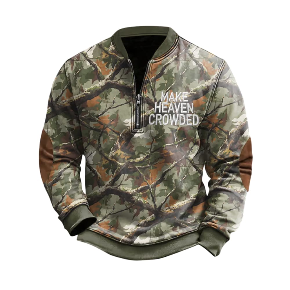 Make Heaven Crowded Autumn Camouflage Faith Sweatshirt Make Heaven Crowded Autumn Camouflage Faith Sweatshirt
