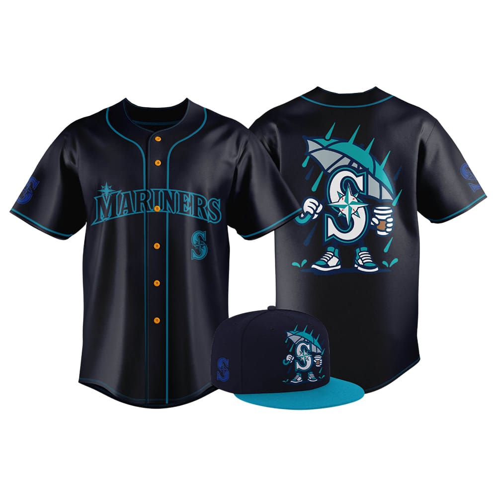 Mariners Cartoon Baseball Jersey 2025 Mariners Cartoon Baseball Jersey 2025
