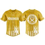 Mariners Childhood Cancer Awareness Month 2025 Jersey