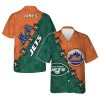 Mets x Jets Customized Hawaiian Shirt