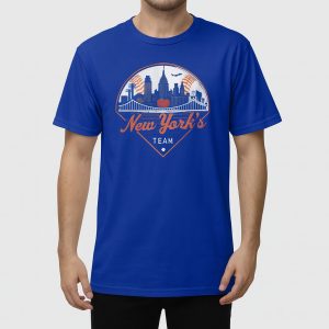 New York's Team Mets City Skyline Shirt