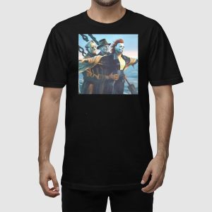 Jason Voorhees Freddy Krueger Michael Myers Titanic Halloween Shirt 2