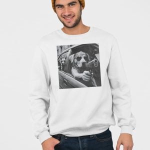 Funny Gangster Dog Meme T shirt 4