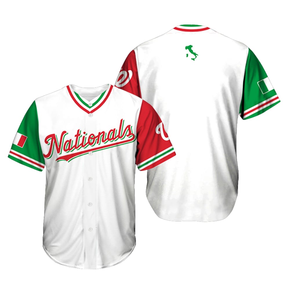 Nationals 2025 Italian Heritage Night Jersey Nationals 2025 Italian Heritage Night Jersey