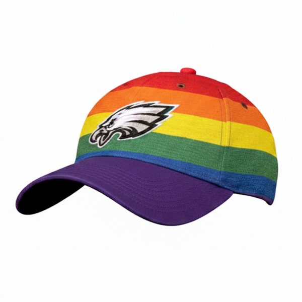 Nick Sirianni Eagles Rainbow Hat