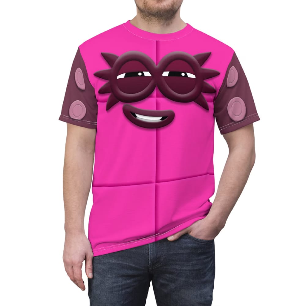 Number Eight Pink Blocks Costume Shirt Number Eight Pink Blocks Costume Shirt