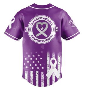 Dodgers Domestic Violence Awareness Month 2025 Jersey3