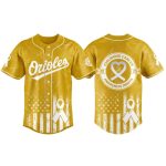 Orioles Childhood Cancer Awareness Month 2025 Jersey