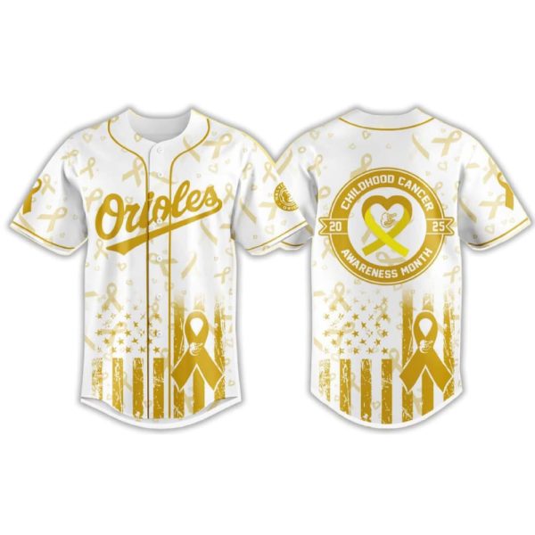 Orioles Childhood Cancer Awareness Month 2025 Jersey