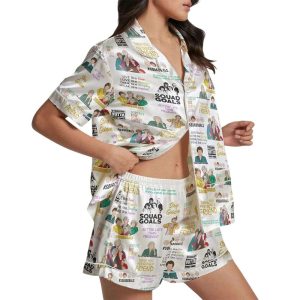 The Golden Girls Satin Short Pajamas 1 The Golden Girls Satin Short Pajamas1