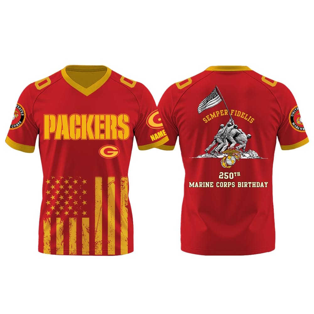 Packers 250th Marine Corps Birthday 2025 Jersey Packers 250th Marine Corps Birthday 2025 Jersey