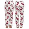Pepper Drink Pink Coquette Bow Satin Pajamas Pants